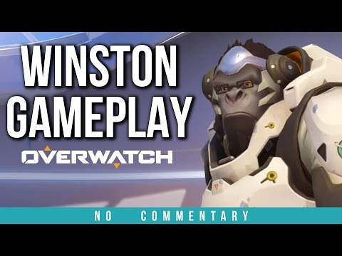 Overwatch - WINSTON GAMEPLAY (no commentary)