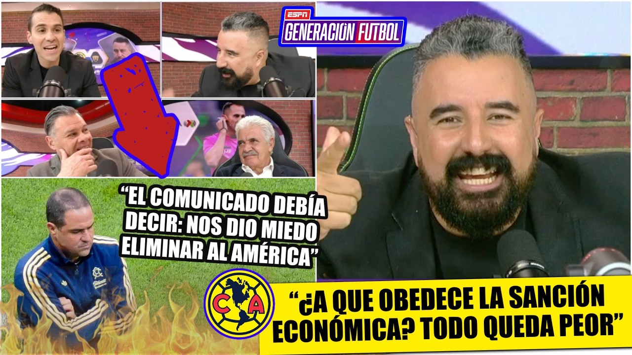 AMÉRICA MULTADA Álvaro explotó por resolución COMISIÓN DISCIPLINARIA: TODO QUEDA PEOR | Generación F