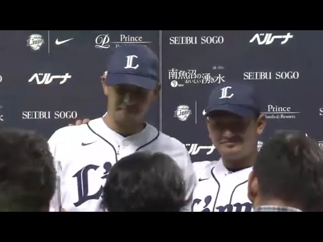 ライオンズ・森選手・浅村選手ヒーローインタビュー 2015/9/26 L-E