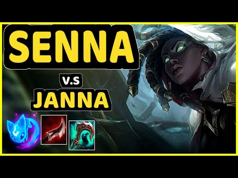 DOSS (SENNA) vs JANNA - BOTTOM SUPPORT GAMEPLAY - EUW Ranked GRANDMASTER