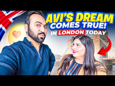 Avi’s Dream Comes True in London Today 😍 | She Waited Years To Do This | Indian Youtuber