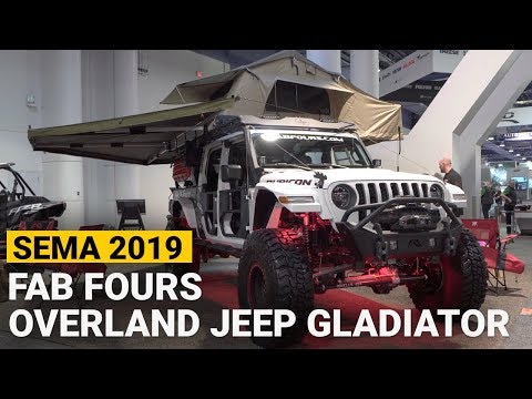 Fab Fours Off-Road Overland Jeep Rubicon Gladiator at SEMA 2019