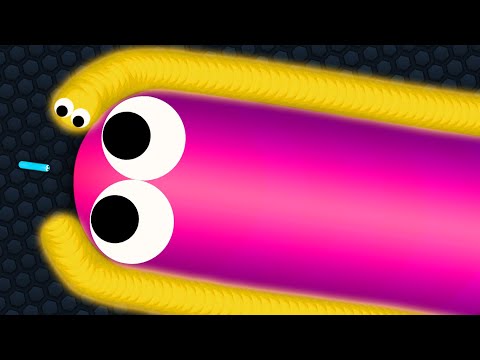 Slither.io Pro Tiny Snake vs Giant Noob Snakes - Epic Slitherio Gameplay
