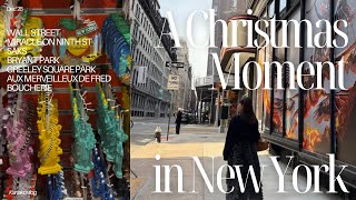 (vlog)クリスマスのNYを過ごした数日間の記録🗽🎄|A Christmas Moment in New York