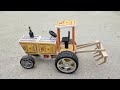 How To Make Matchbox Tractor At Home Diy Mini Tractor Mini Tractor Science Project
