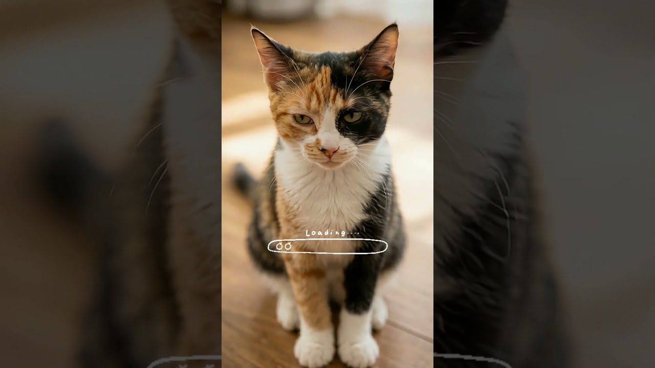 You won't believe how cute this calico is! 😍 #cutecat #catsoftiktok