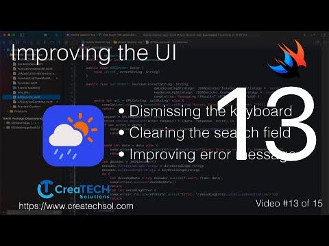 SwiftUI Weather App 13: Improving the UI