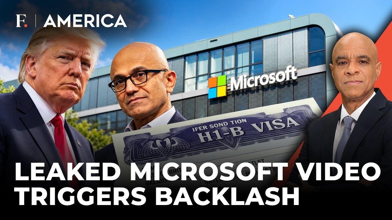Leaked Microsoft Video Sparks Fresh Trump Clash Over Green Cards And Visas | Firstpost America
