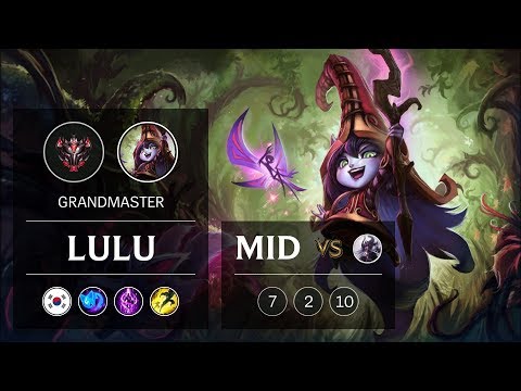 Lulu Mid vs Syndra - KR Grandmaster Patch 9.5