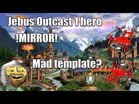 Heroes 3 HoTA - JEBUS OUTCAST MIRROR TEMPLATE 1 HERO! Changes and examples of generation.