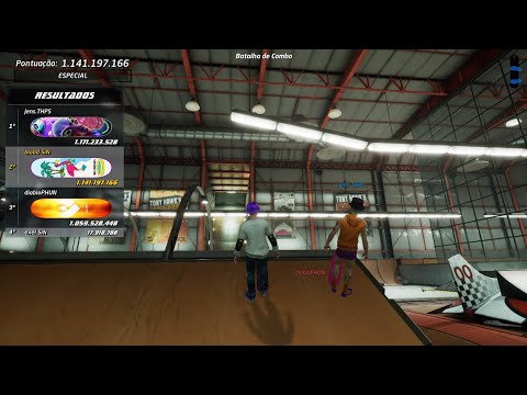THPS1+2 - 3 Simultaneous Billion Point Combos Online at Hangar (with Jens & Diablo)