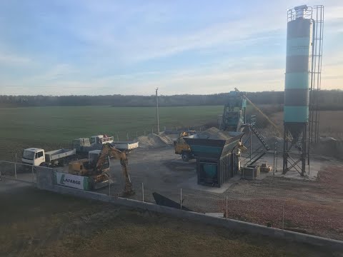 Мобильный Бетонный завод МОБИКОМ 45 м3/ч