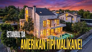 İstanbul'da Lüks Amerikan Tarzı Yaşam: Zekeriyaköy'de Özel Tasarım Malikane!