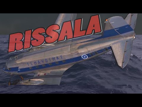 Rissalan lento-onnettomuus - Destruction of the Finnish Air Force DC-3 aircraft