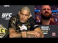 Alex Pereira REACTS To Jiri Prochazka CRYING After His TKO Win Over Magomed Ankalaev At UFC 320