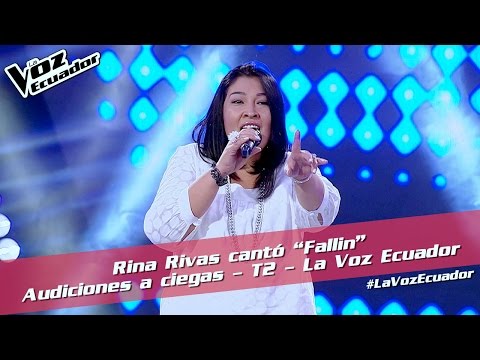 Rina Rivas cantó “Fallin” - Audiciones a ciegas - T2 - La Voz Ecuador