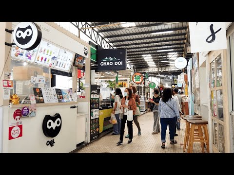 [4K] Walking in Bangkok Asok Area 🇹🇭 Two Street Food Courts
