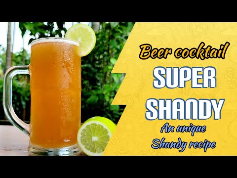 Unique Shandy Recipe || Super Shandy || Beer cocktail || Shandy || How to make Shandy