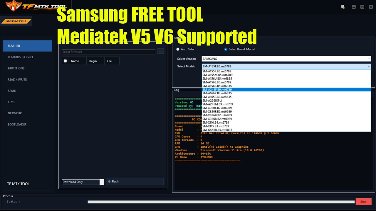 Samsung FRP TOOL 2026, Remove Google Account Android 15/16 | FRP Bypass | FRP Unlock Tf Tool