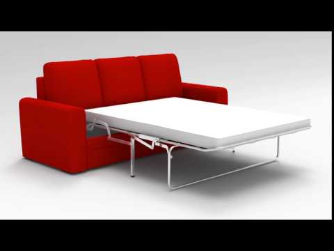 Прямой диван Мишель Элита 50 М, седафлекс во Владивостоке - видео 1