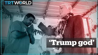 Video: Hindu takes his Donald Trump God worship to the next level | TRT World