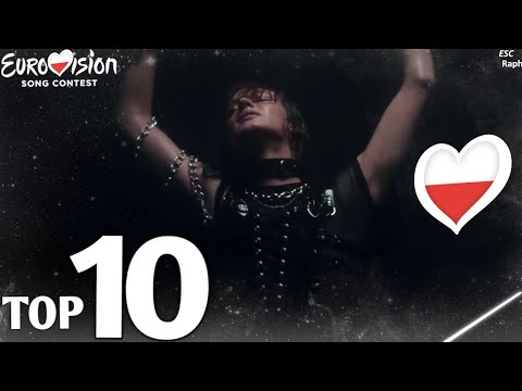 Tu Bije Serce Europy 2023 - My Top 10 (Poland 🇵🇱 Eurovision 2023)