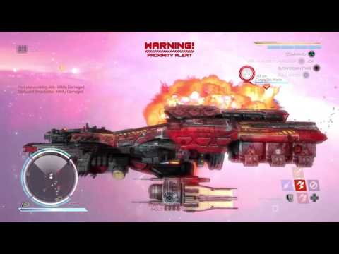 Rebel Galaxy Testing Out My New Vanguard Ship