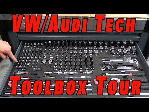 Sonic Tools VW Audi Technician Tool Box Tour