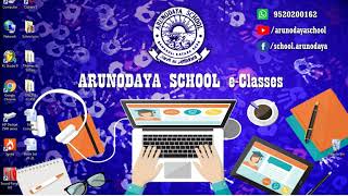 User Account Settings in Windows Computer #Eclasses #ArunodayaSchool