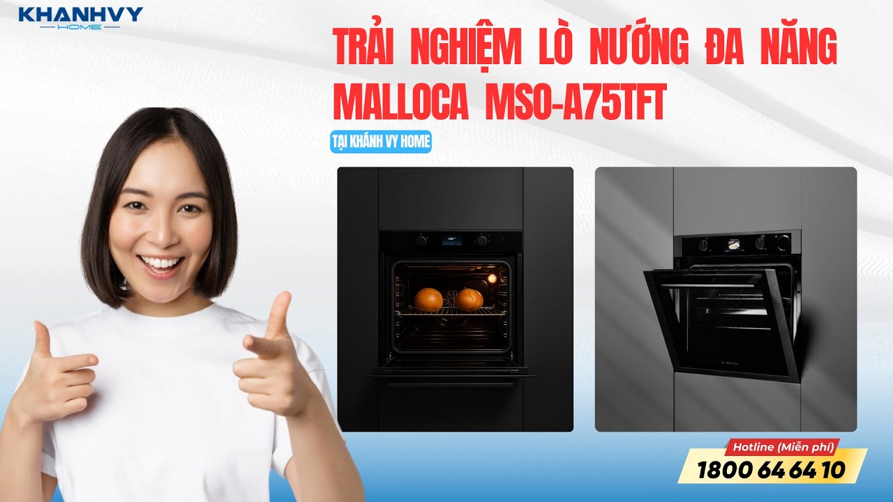 Lò nướng đa năng Malloca MSO-A75TFT