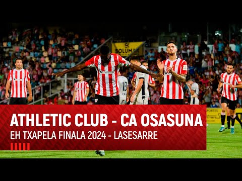 Imagen de portada del video INSIDE | Athletic Club vs CA Osasuna | EH Txapela 2024-25 I Lasesarre