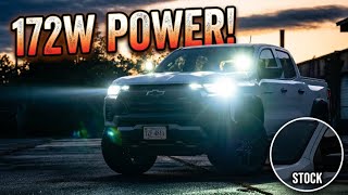 Hawkglow 172-watt LED Ditch Lights + Step by Step Guide- 23-26 Chevy Colorado