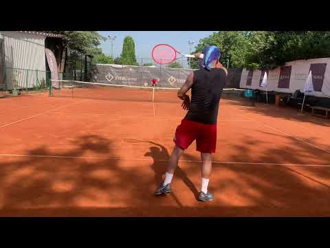 Day 661: Amateur Tennis Sparring with Jovica | #tennis #tennislife #shorts