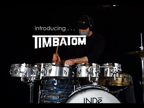 INDe 8" TimbaTom with RST Quick Release Mount - Brushed Aluminum - Timbale Concert Tom image 7