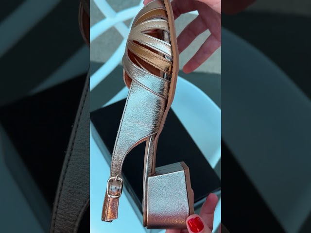 Sandália Social Feminina Super Confortável com Salto Médio em