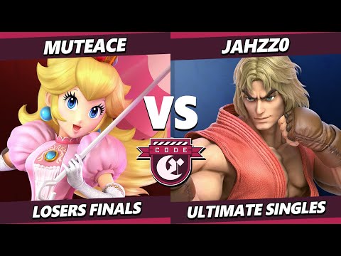 Code Crimson 3 LOSERS FINALS - MuteAce (Peach) Vs. Jahzz0 (Ken) Smash Ultimate - SSBU