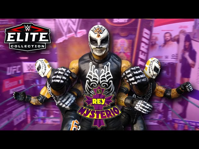 Vídeo relacionado con Mattel WWE Elite Series125 Rey Mysterio Figura de acción y Accesorios, Figura de acción Coleccionable de 15,24cm con 25puntos de articulación y Manos Intercambiables, JHT67