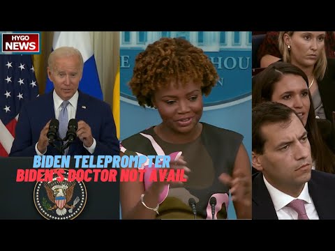 Biden struggled to read teleprompter; Coughing Biden refuses to make his physician available for com