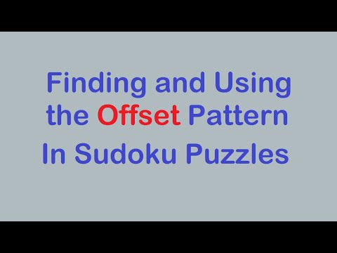 Sudoku Primer 247 - Finding and Using the Offset Pattern