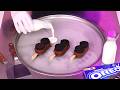 ASMR Magnum Oreo Ice Cream Rolls What Happens If You Mix Magnum Ice Cream And Oreo Cookies