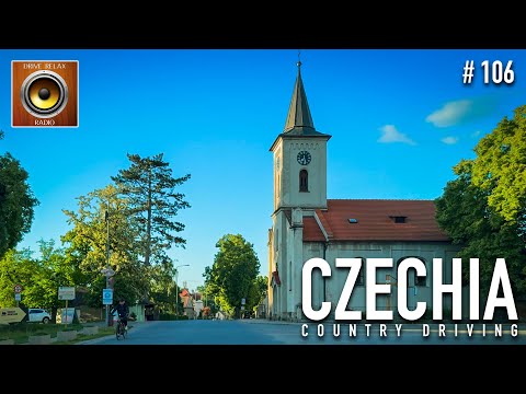 Scenic Drive to Nymburk 🇨🇿  Czech Countryside in 4K HDR + Chill House Music