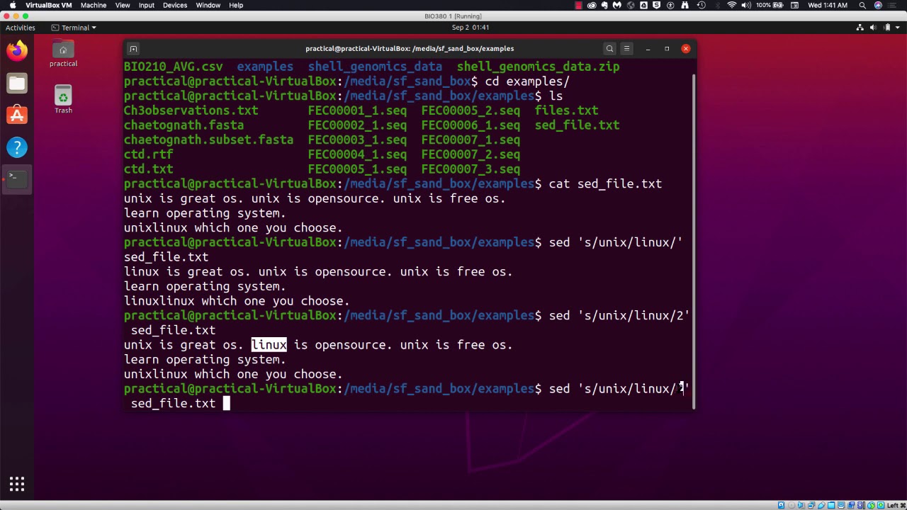 Introduction to SED: Stream Editor