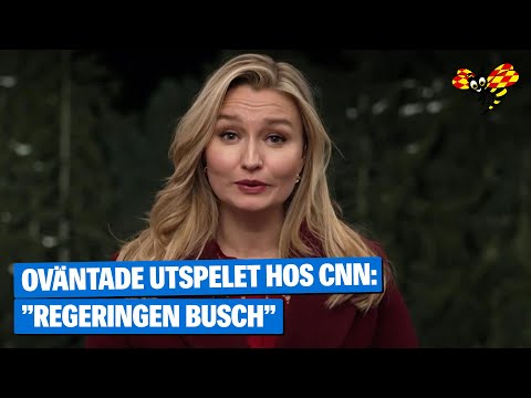 Ebba Buschs oväntade utspel hos CNN – om sig själv
