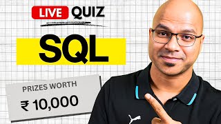 SQL Live Quiz, Win Prizes