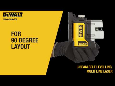 DEWALT DW089K-XJ | 3 BEAM LASER - MULTILINE