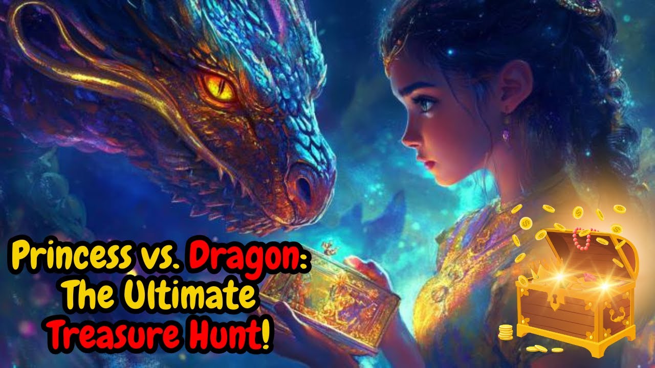 Princess Treasure Hunt Adventure🌈Moral Story in English| must watch kids fairytale | Bedtime Stories