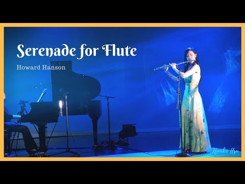 【Serenade for Flute Op.35 by H. Hanson】BEST Classical Flute Performance｜Multimedia｜Noniko Hsu
