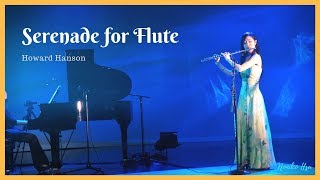 【Serenade for Flute Op.35 by H. Hanson】BEST Classical Flute Performance｜Multimedia｜Noniko Hsu