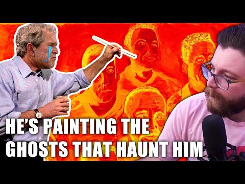 Vaush Compares Known War Criminal George W. Bush's Art to Disco Elysium Art