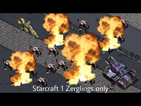 Starcraft 1 Zerglings Only